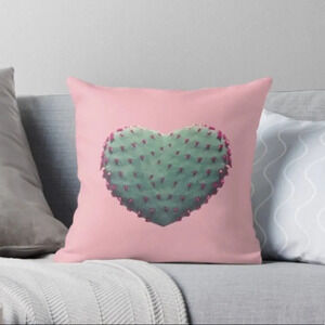 NEW! ♥️”Heart Of Cactus”🌵Pillowcase Cover